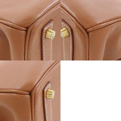 HERMES Haute Couture 32 Gold Gold Hardware Handbag Courchevel Ladies [Used]