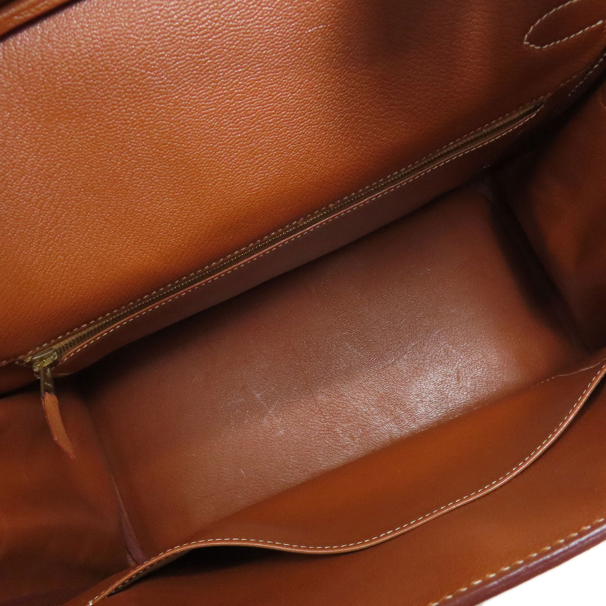 HERMES Haute Couture 32 Gold Gold Hardware Handbag Courchevel Ladies [Used]