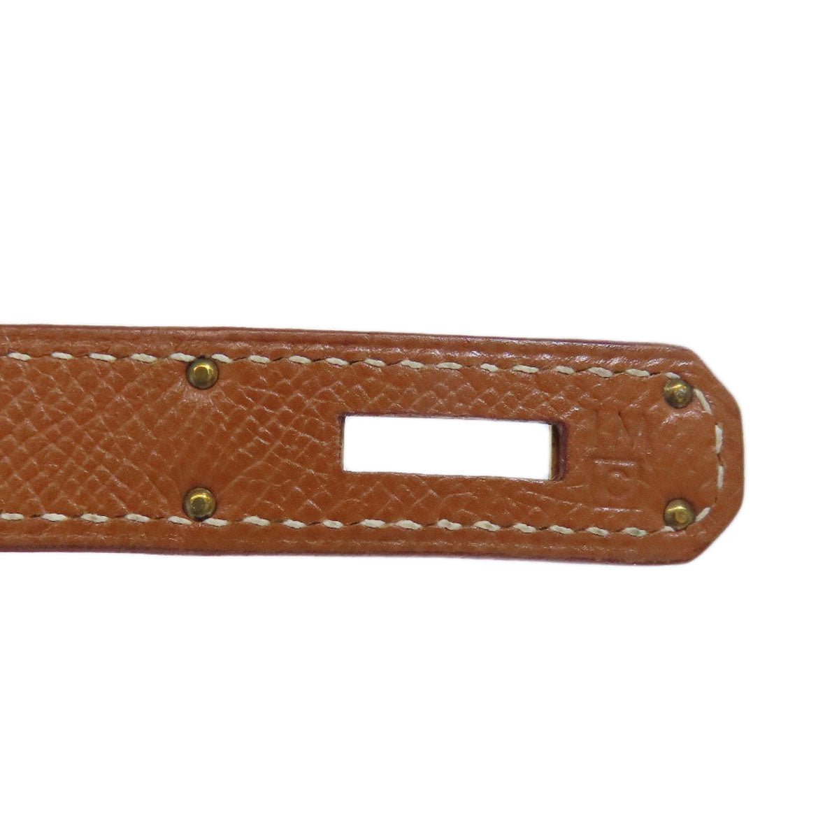 HERMES Haute Couture 32 Gold Gold Hardware Handbag Courchevel Ladies [Used]