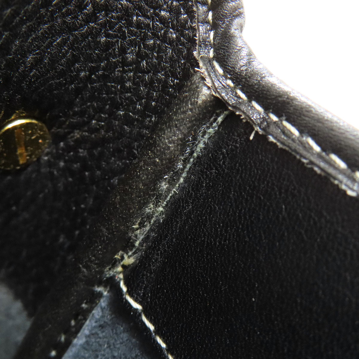 CHRISTIAN DIOR logo Shoulder Bag Leather Ladies [Used]