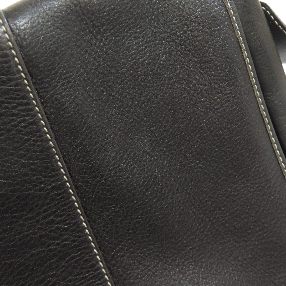 CHRISTIAN DIOR logo Shoulder Bag Leather Ladies [Used]