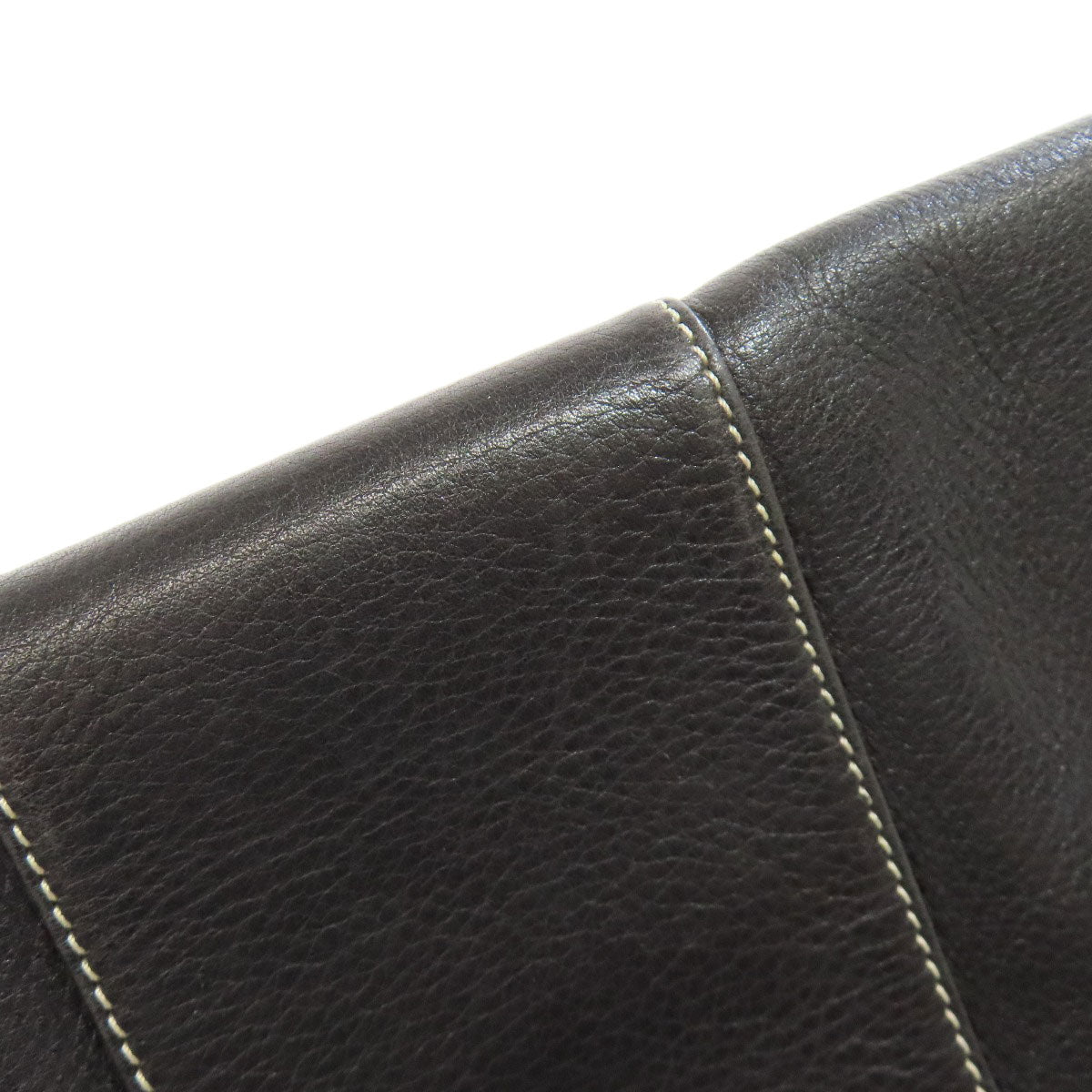 CHRISTIAN DIOR logo Shoulder Bag Leather Ladies [Used]