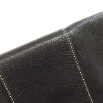 CHRISTIAN DIOR logo Shoulder Bag Leather Ladies [Used]