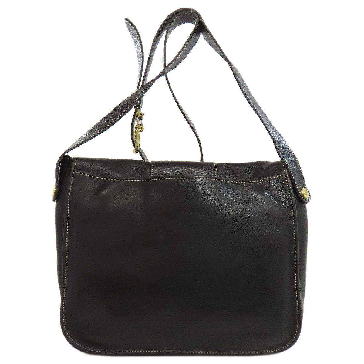 CHRISTIAN DIOR logo Shoulder Bag Leather Ladies [Used]