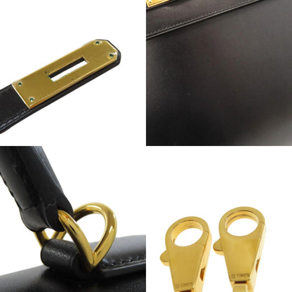 HERMES Kelly 32 Outside Stitching GoldHardware Handbag Box calf Ladies [Used]