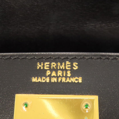 HERMES Kelly 32 Outside Stitching GoldHardware Handbag Box calf Ladies [Used]