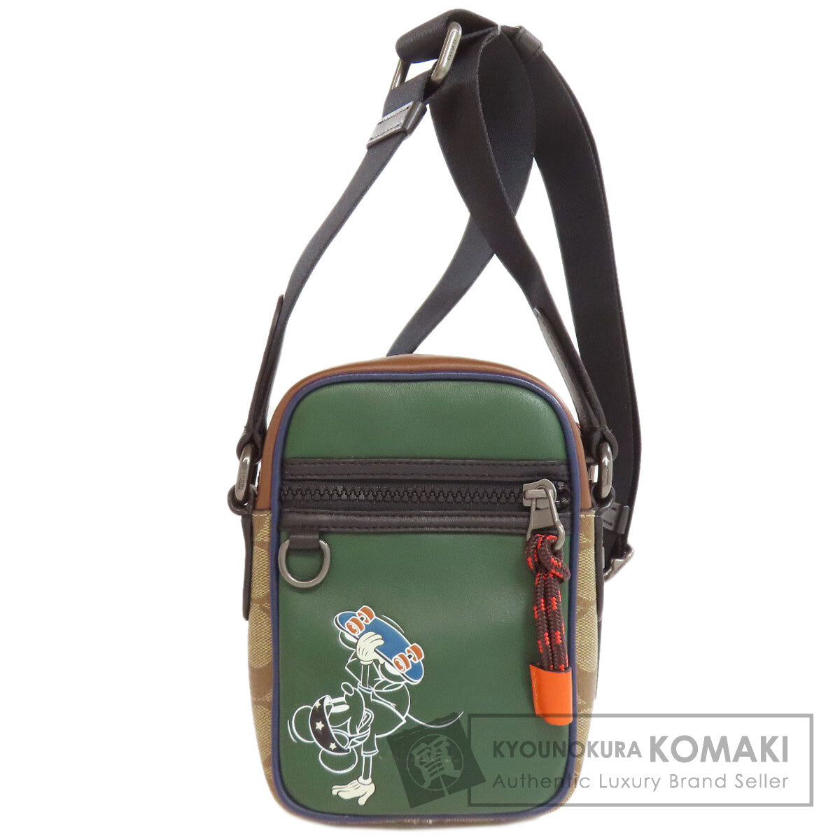 COACH C0821 Mickey collaboration Shoulder Bag Leather PVCLadies [Used]