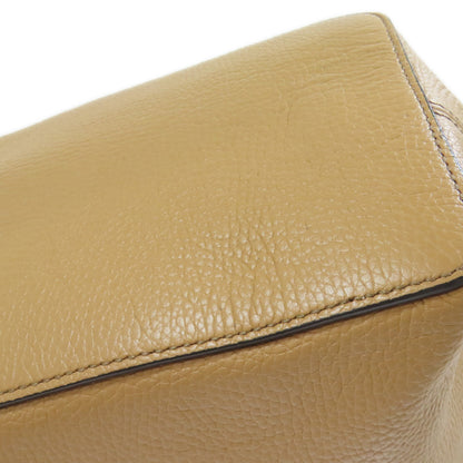 GUCCI 536194 Outlet One Belt Interlocking G Tote Bag Leather Ladies [Used]