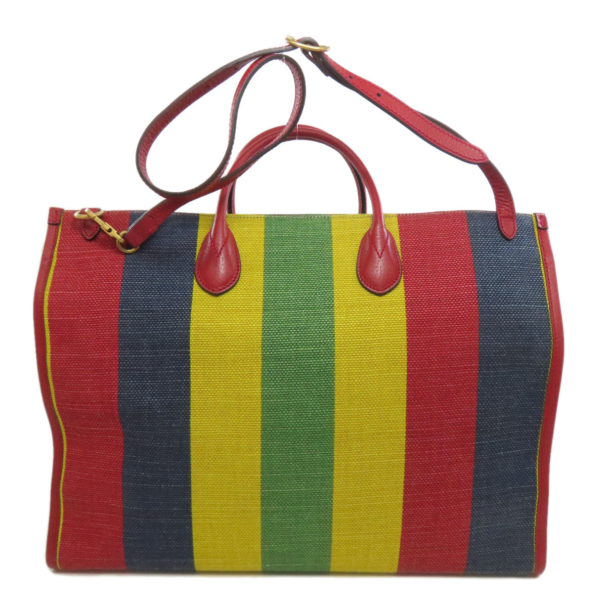 GUCCI 630358 Viadera 2WAY Handbag Canvas LeatherLadies [Used]