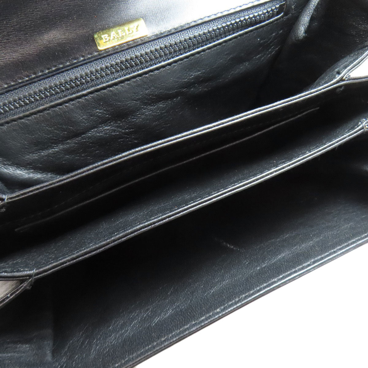 BALLY logo Shoulder Bag Leather Ladies [Used]