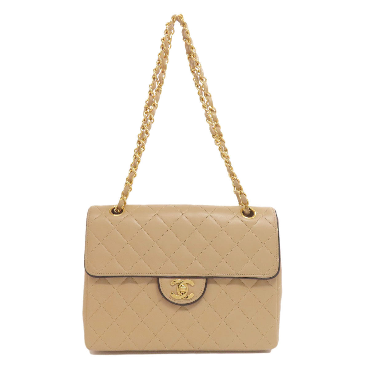 CHANEL ChainShoulder Matelasse GoldHardware Shoulder Bag Lambskin Ladies [Used]