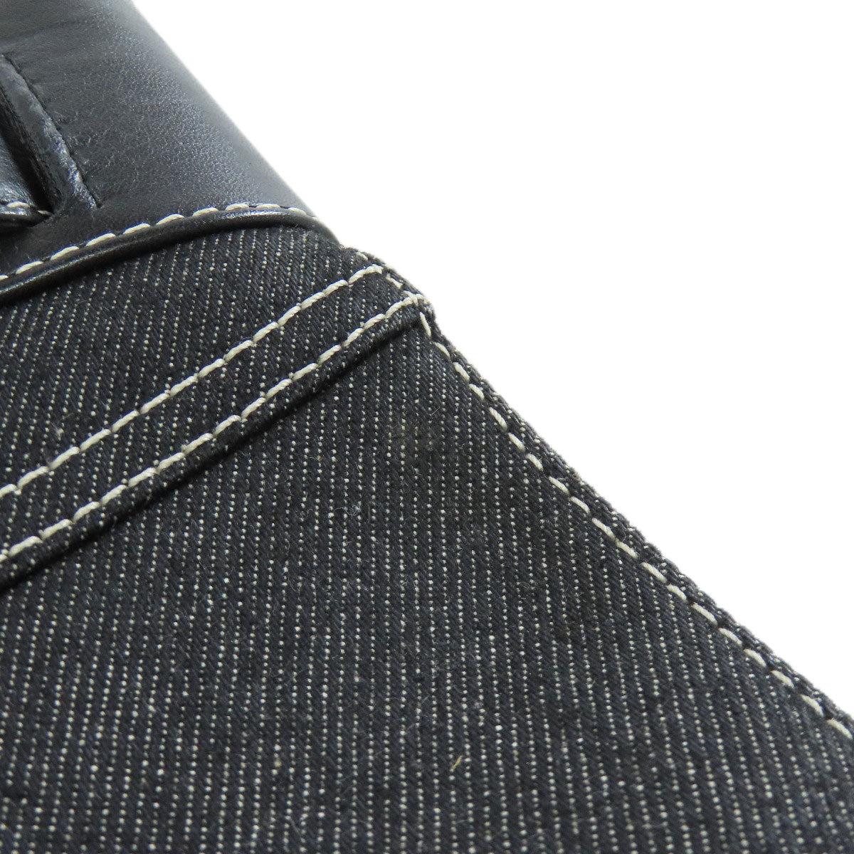 CHRISTIAN DIOR Belt bag Tote Bag Denim Ladies [Used]