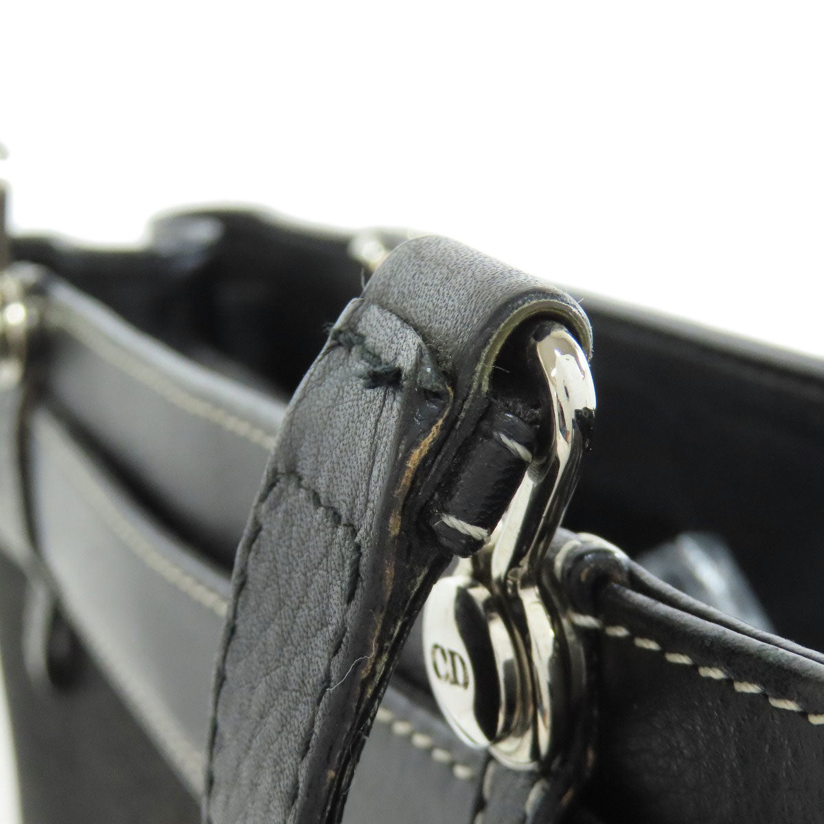 CHRISTIAN DIOR Belt bag Tote Bag Denim Ladies [Used]