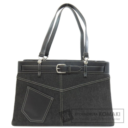 CHRISTIAN DIOR Belt bag Tote Bag Denim Ladies [Used]