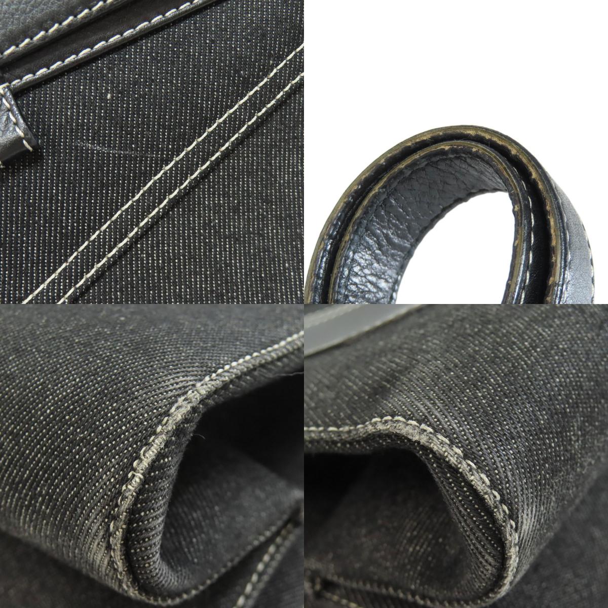 CHRISTIAN DIOR Belt bag Tote Bag Denim Ladies [Used]