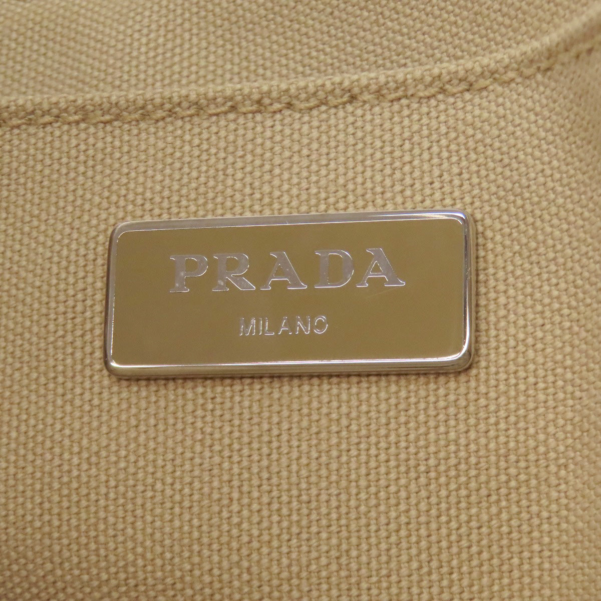 PRADA 1BG439 Kanaplume 2WAY Handbag Canvas Ladies [Used]