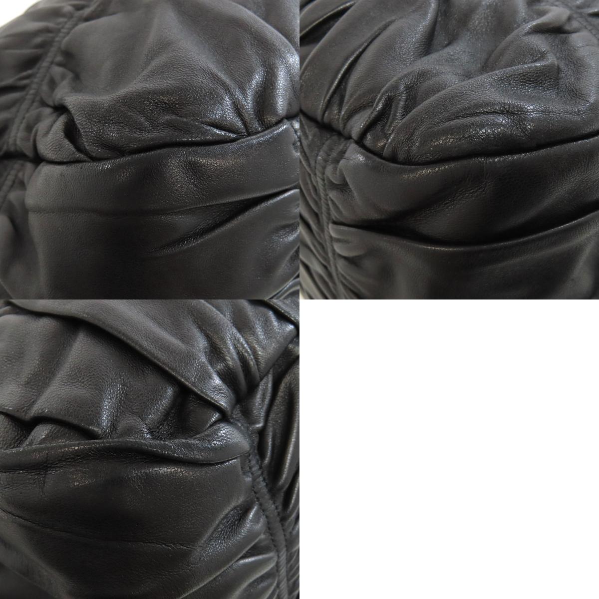 PRADA 2WAY Handbag Lambskin Ladies [Used]