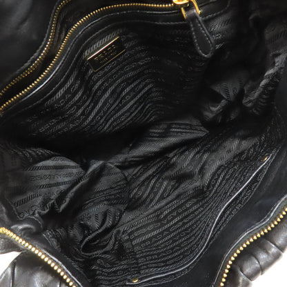 PRADA 2WAY Handbag Lambskin Ladies [Used]