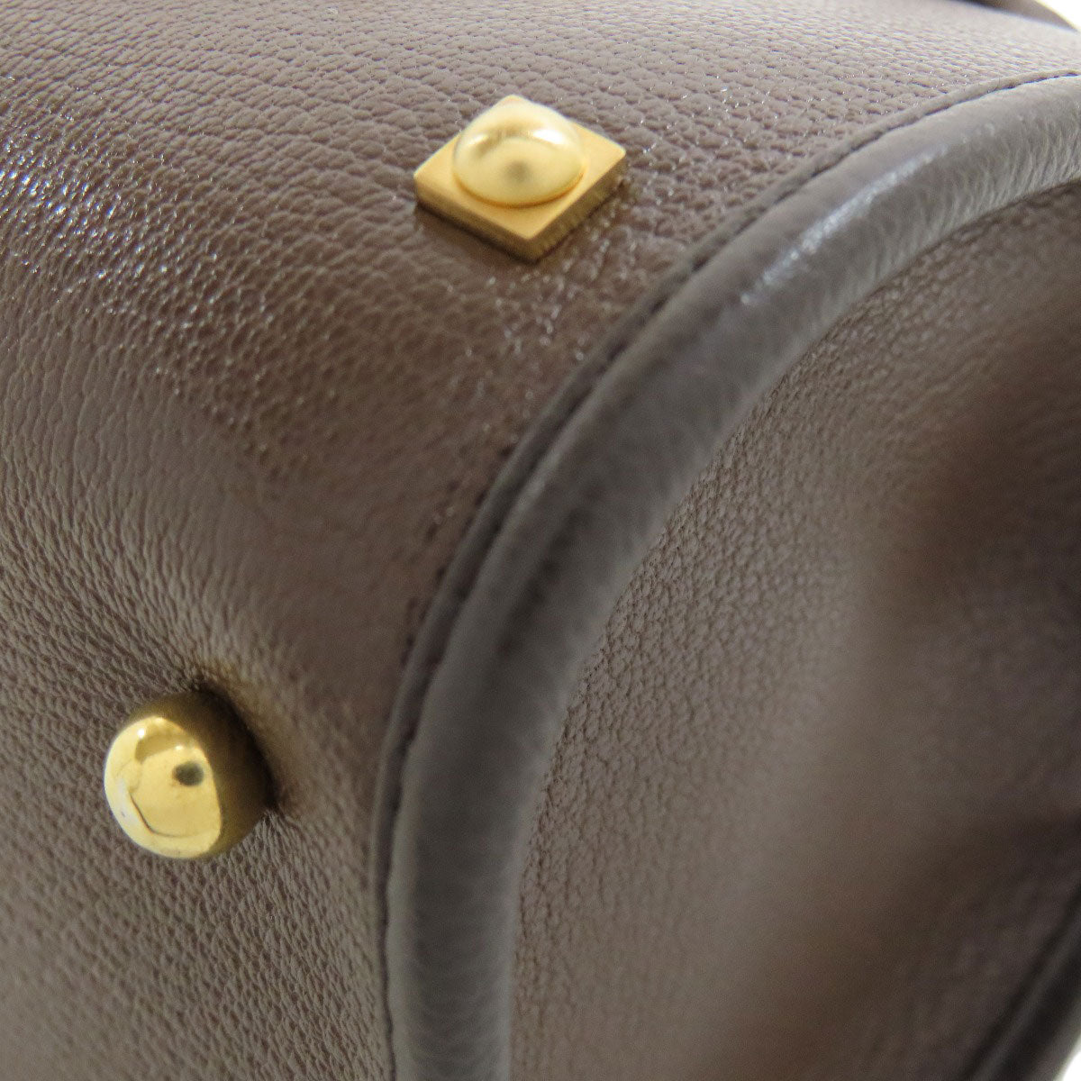 DELVAUX Astrid Mini Boston Bag Handbag Leather Ladies [Used]