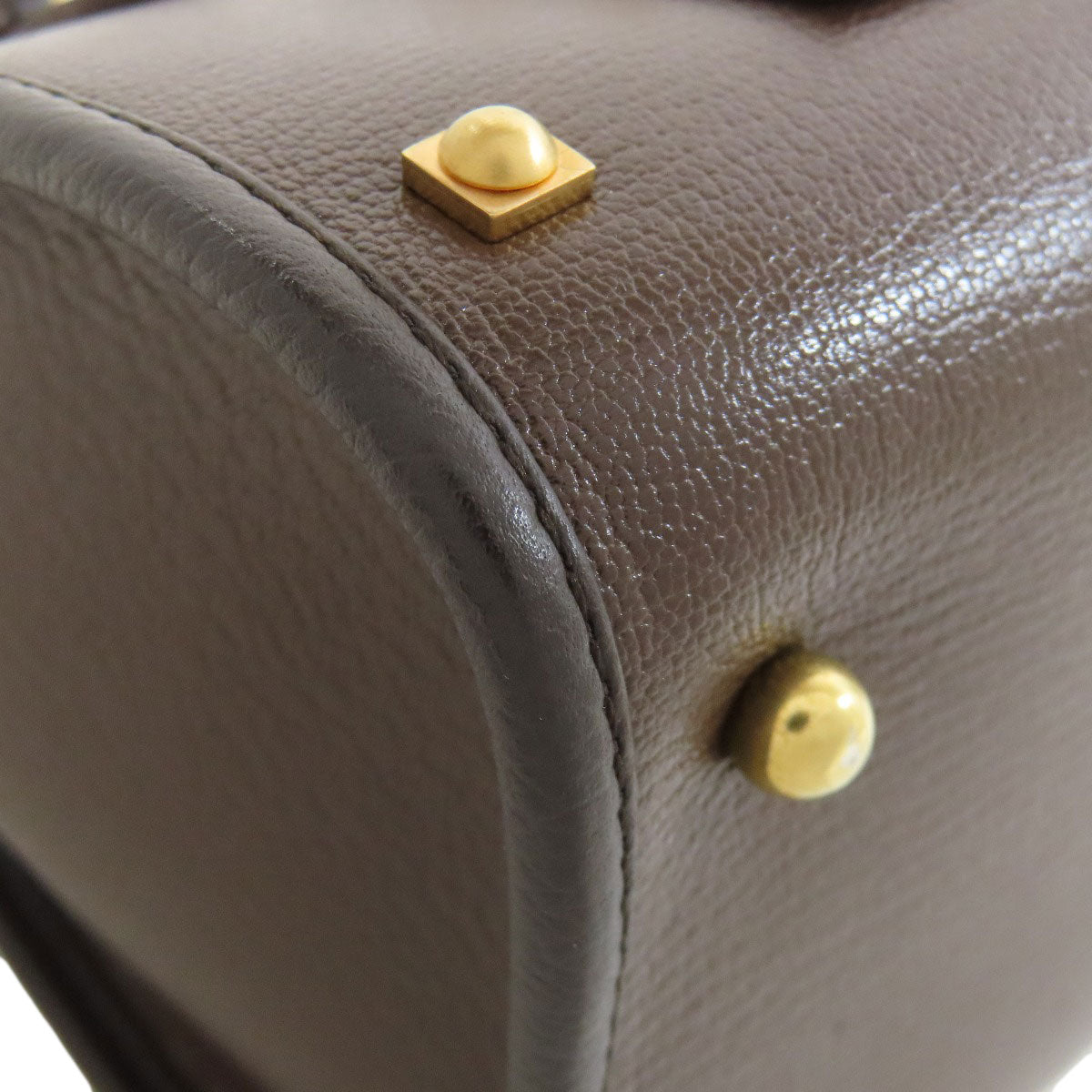 DELVAUX Astrid Mini Boston Bag Handbag Leather Ladies [Used]