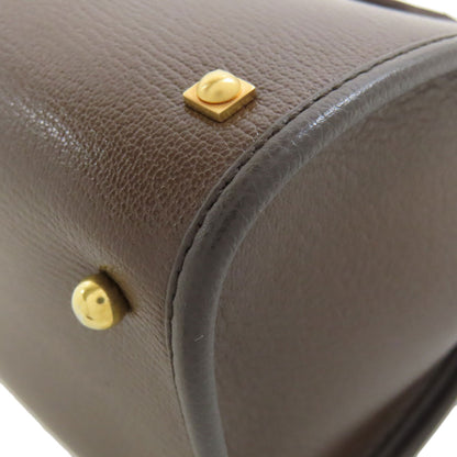 DELVAUX Astrid Mini Boston Bag Handbag Leather Ladies [Used]