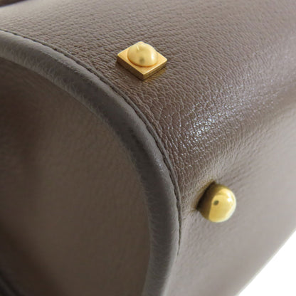 DELVAUX Astrid Mini Boston Bag Handbag Leather Ladies [Used]