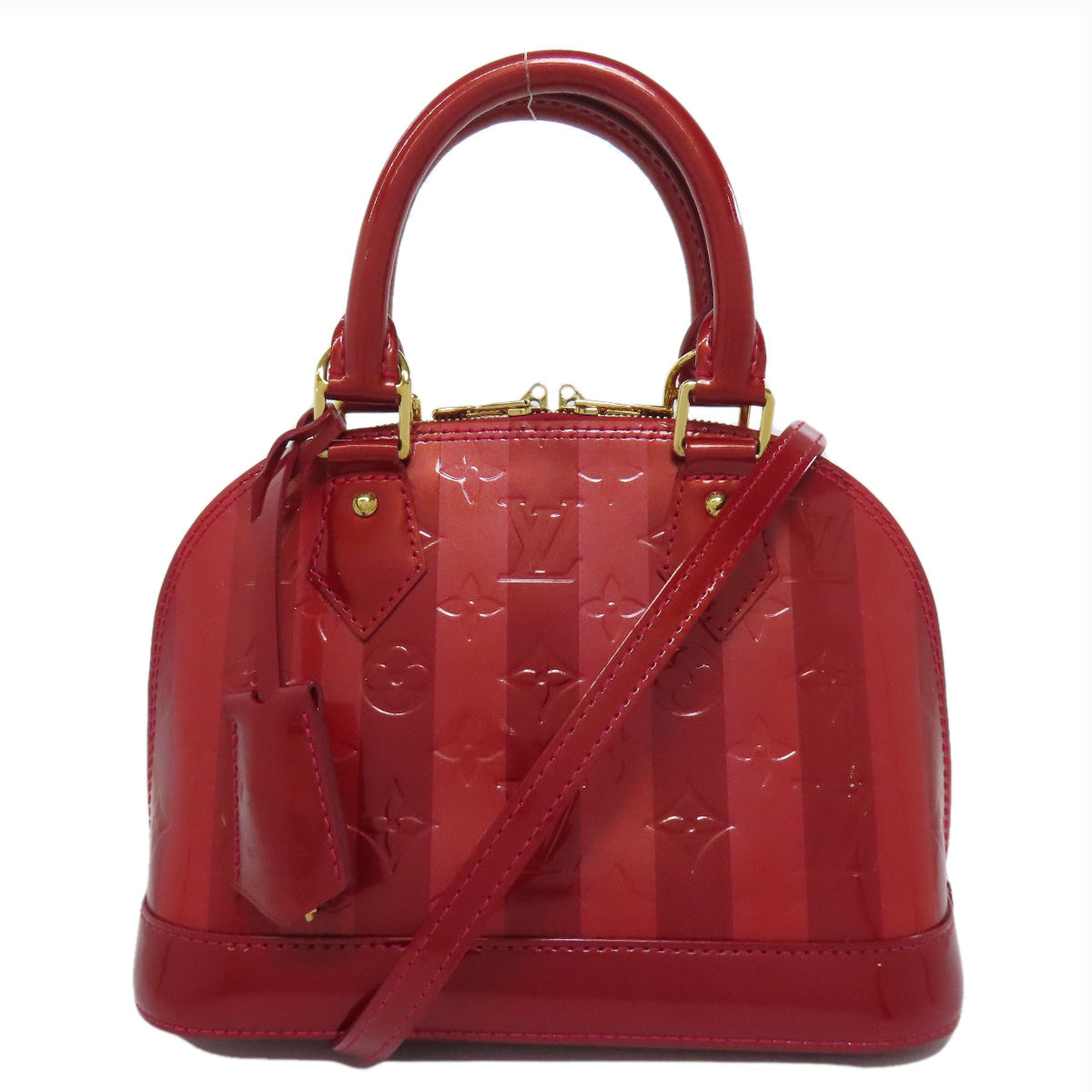 LOUIS VUITTON M91593 Alma BB Rayur Handbag Vernis Ladies [Used]