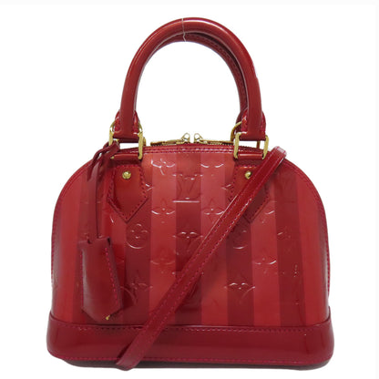LOUIS VUITTON M91593 Alma BB Rayur Handbag Vernis Ladies [Used]