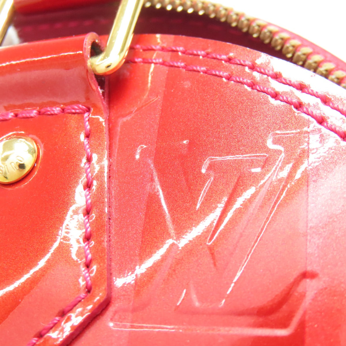 LOUIS VUITTON M91593 Alma BB Rayur Handbag Vernis Ladies [Used]