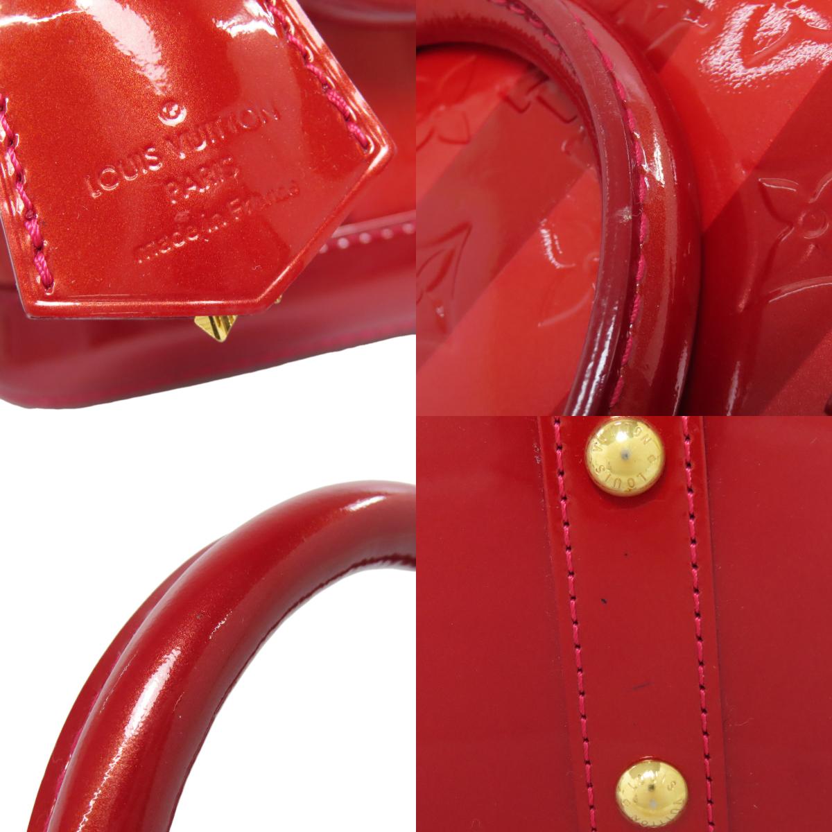 LOUIS VUITTON M91593 Alma BB Rayur Handbag Vernis Ladies [Used]