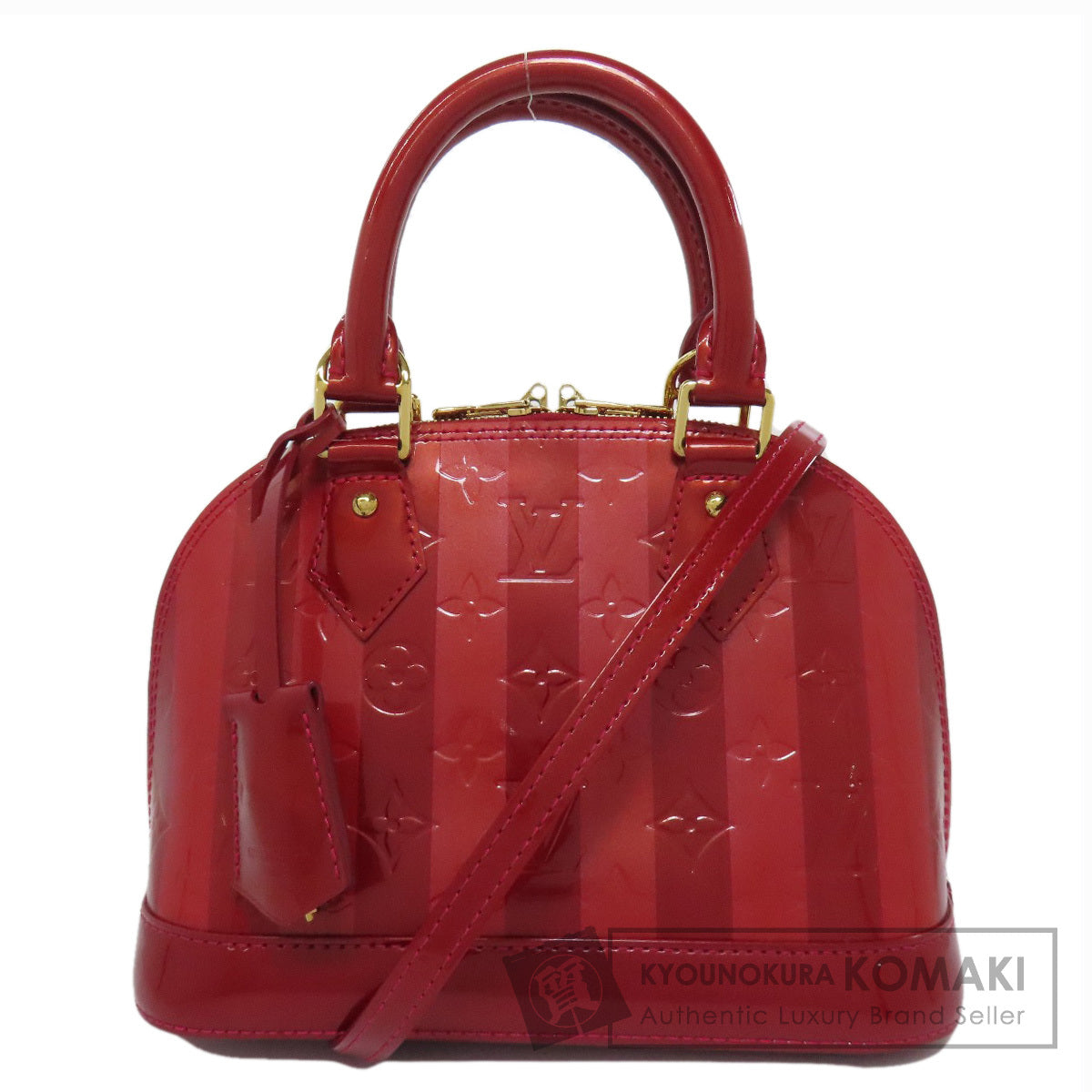 LOUIS VUITTON M91593 Alma BB Rayur Handbag Vernis Ladies [Used]
