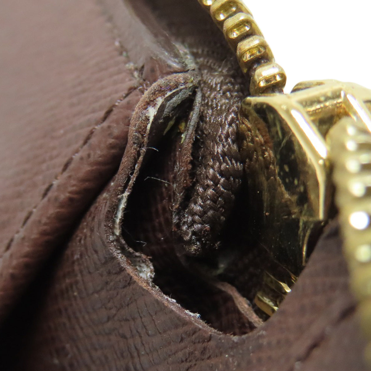 LOUIS VUITTON N60028 Zippy Compact Wallet Long wallet (with coin pocket) Damier canvas Ladies [Used]