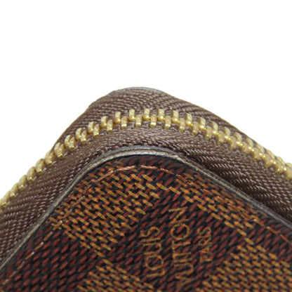 LOUIS VUITTON N60028 Zippy Compact Wallet Long wallet (with coin pocket) Damier canvas Ladies [Used]