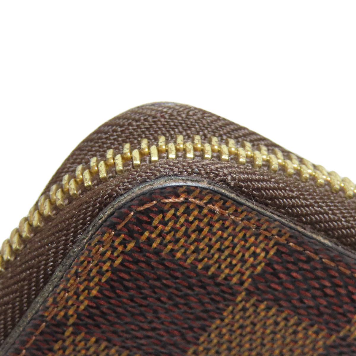 LOUIS VUITTON N60028 Zippy Compact Wallet Long wallet (with coin pocket) Damier canvas Ladies [Used]