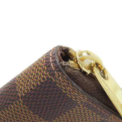 LOUIS VUITTON N60028 Zippy Compact Wallet Long wallet (with coin pocket) Damier canvas Ladies [Used]
