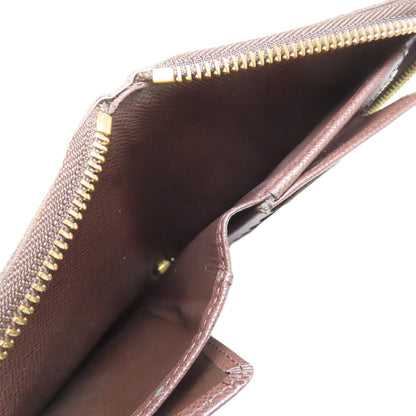 LOUIS VUITTON N60028 Zippy Compact Wallet Long wallet (with coin pocket) Damier canvas Ladies [Used]