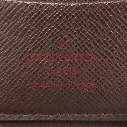 LOUIS VUITTON N60028 Zippy Compact Wallet Long wallet (with coin pocket) Damier canvas Ladies [Used]