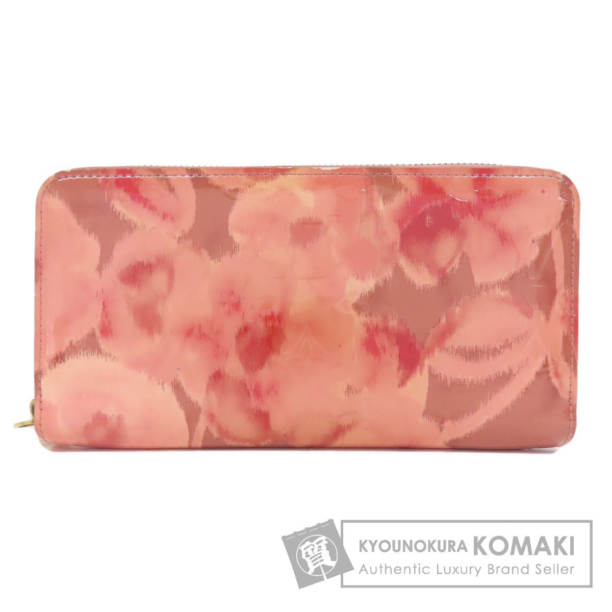 LOUIS VUITTON M90020 Zippy Wallet (formerly Ikat Flower) Long wallet (with coin pocket) Vernis Ladies [Used]