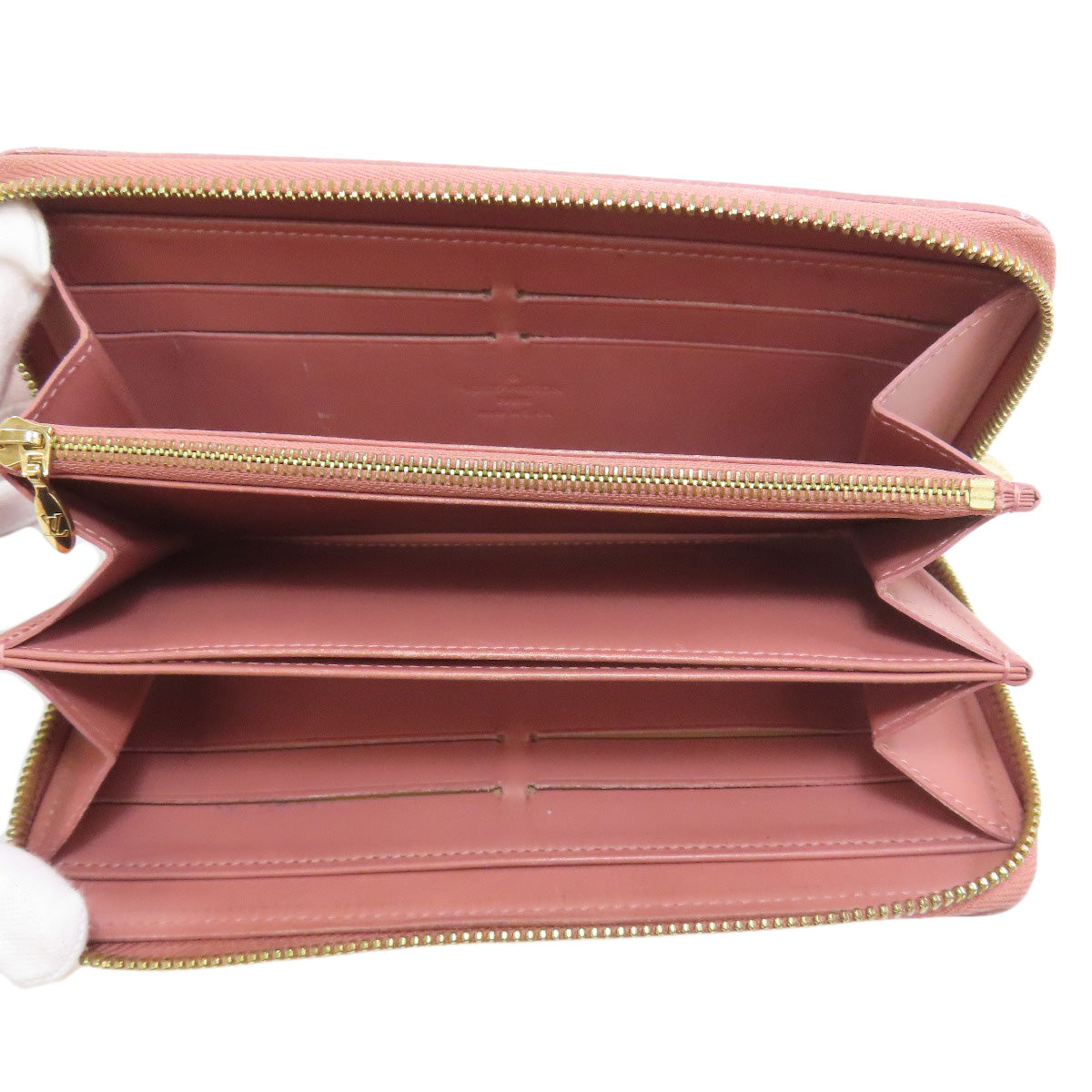 LOUIS VUITTON M90020 Zippy Wallet (formerly Ikat Flower) Long wallet (with coin pocket) Vernis Ladies [Used]