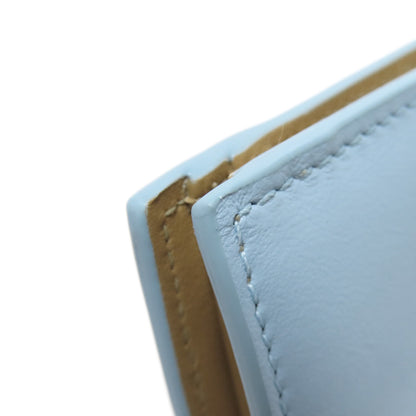 Salvatore Ferragamo logo Bifold Wallet with Coin Pocket Leather Ladies [Used]