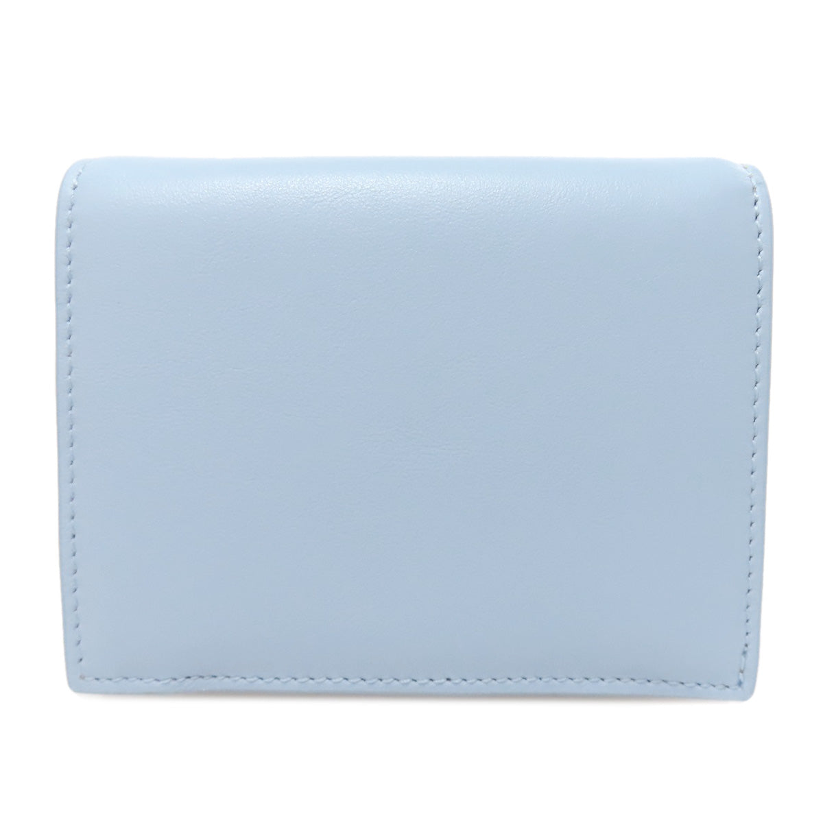 Salvatore Ferragamo logo Bifold Wallet with Coin Pocket Leather Ladies [Used]