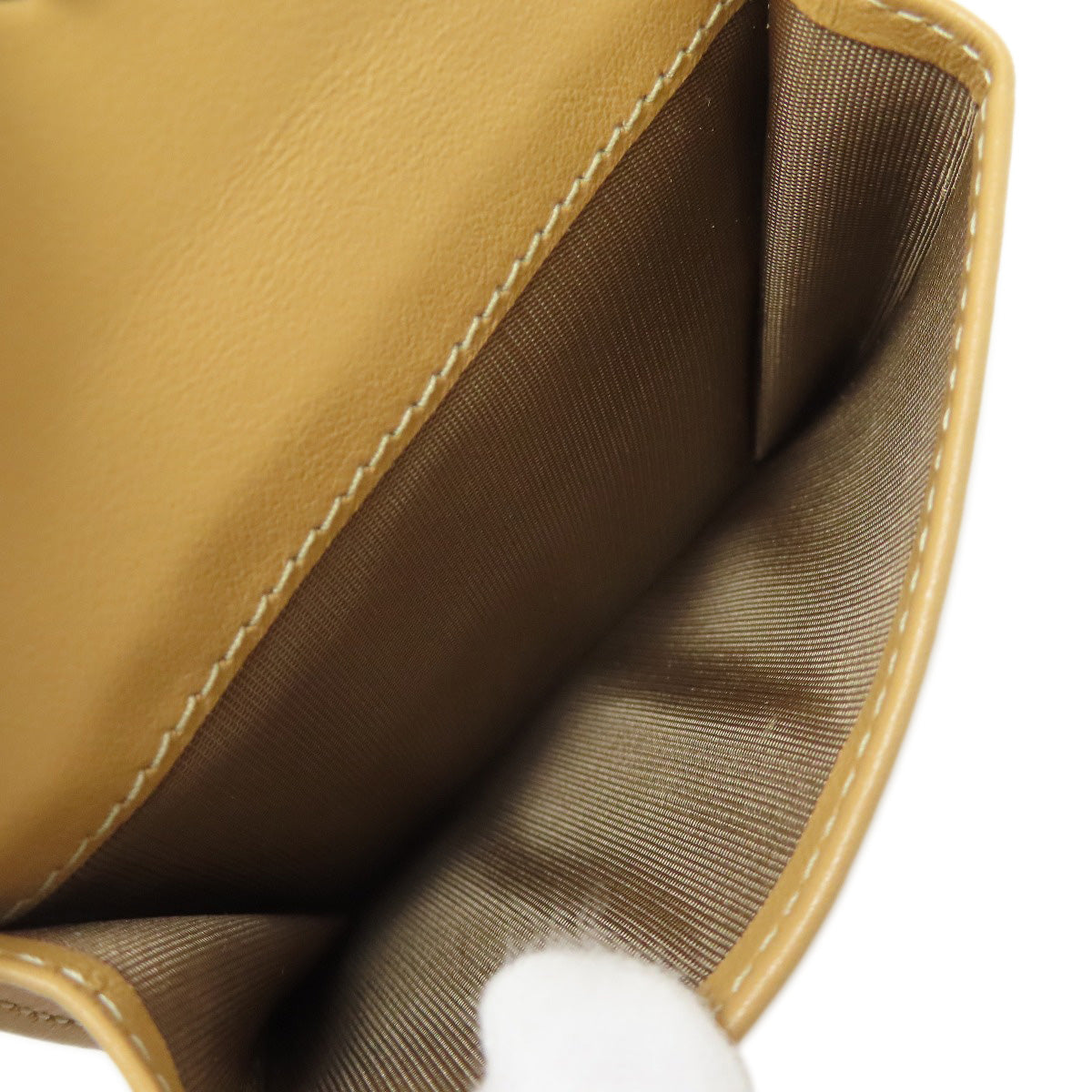 Salvatore Ferragamo logo Bifold Wallet with Coin Pocket Leather Ladies [Used]