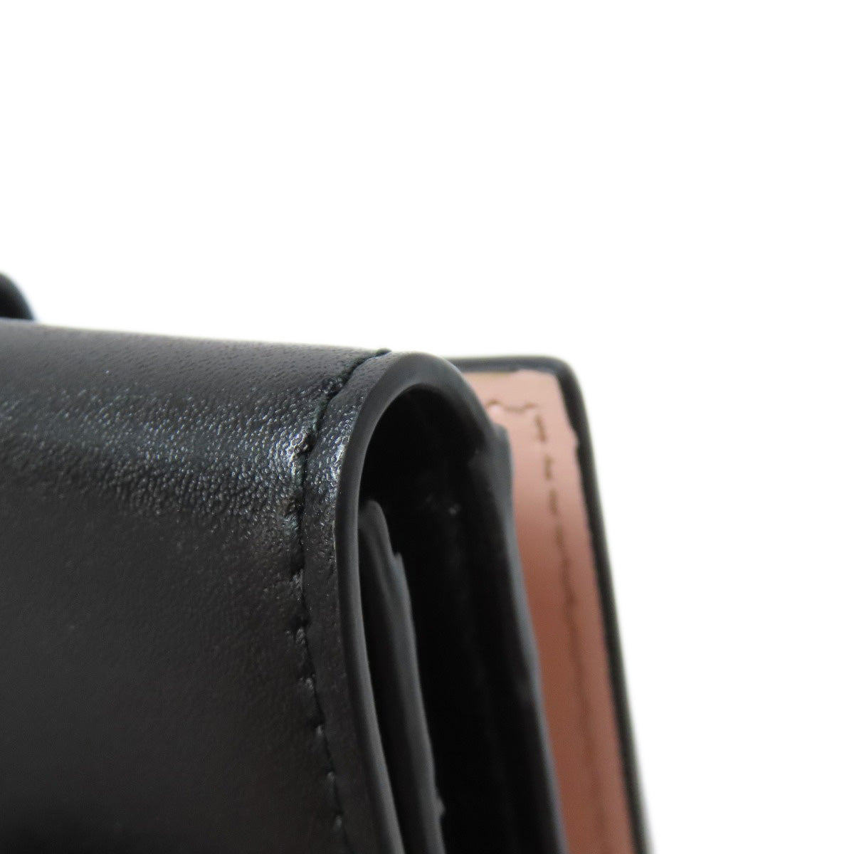 Salvatore Ferragamo Vara ribbon Bifold Wallet with Coin Pocket Leather Ladies [Used]