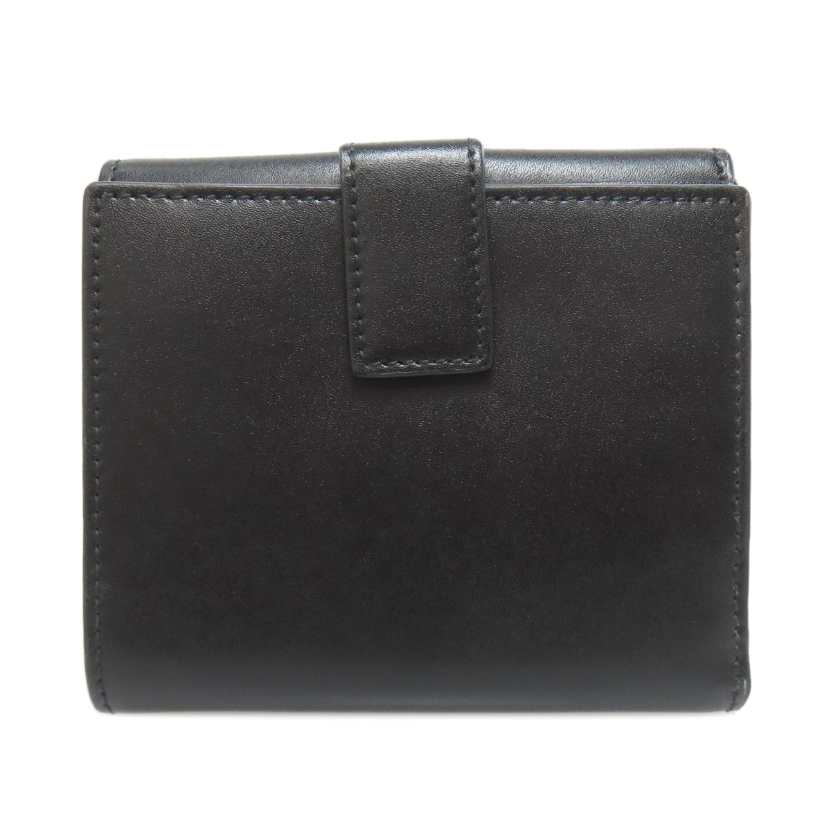 Salvatore Ferragamo Vara ribbon Bifold Wallet with Coin Pocket Leather Ladies [Used]