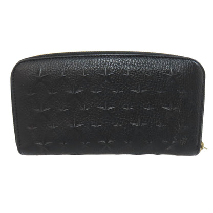 Jimmy Choo Embossing Long wallet (with coin pocket) Calf Ladies [Used]