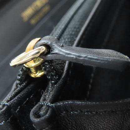 Jimmy Choo Embossing Long wallet (with coin pocket) Calf Ladies [Used]