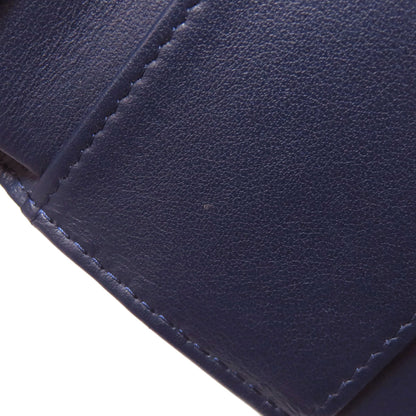 CHANEL Tri-fold Wallet Compact Wallet COCO Mark Bifold Wallet with Coin Pocket Lambskin Ladies [Used]