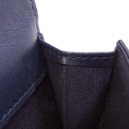 CHANEL Tri-fold Wallet Compact Wallet COCO Mark Bifold Wallet with Coin Pocket Lambskin Ladies [Used]