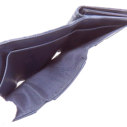 CHANEL Tri-fold Wallet Compact Wallet COCO Mark Bifold Wallet with Coin Pocket Lambskin Ladies [Used]