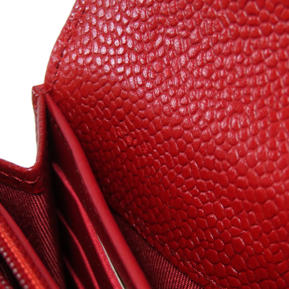 CHANEL COCO Mark Matelasse SilverHardware Long wallet (with coin pocket) Grained Calfskin Skin Ladies [Used]